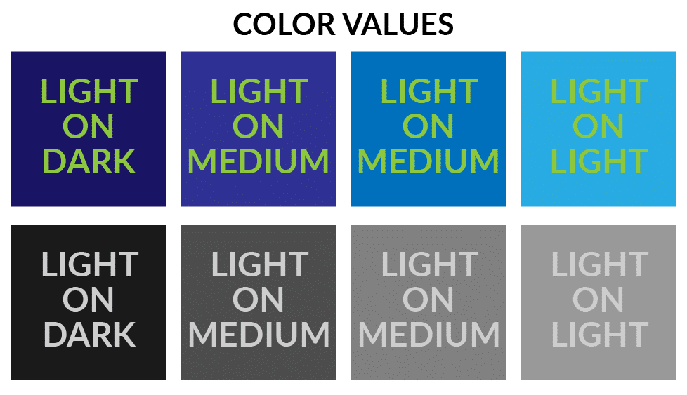 Color Contrast Examples