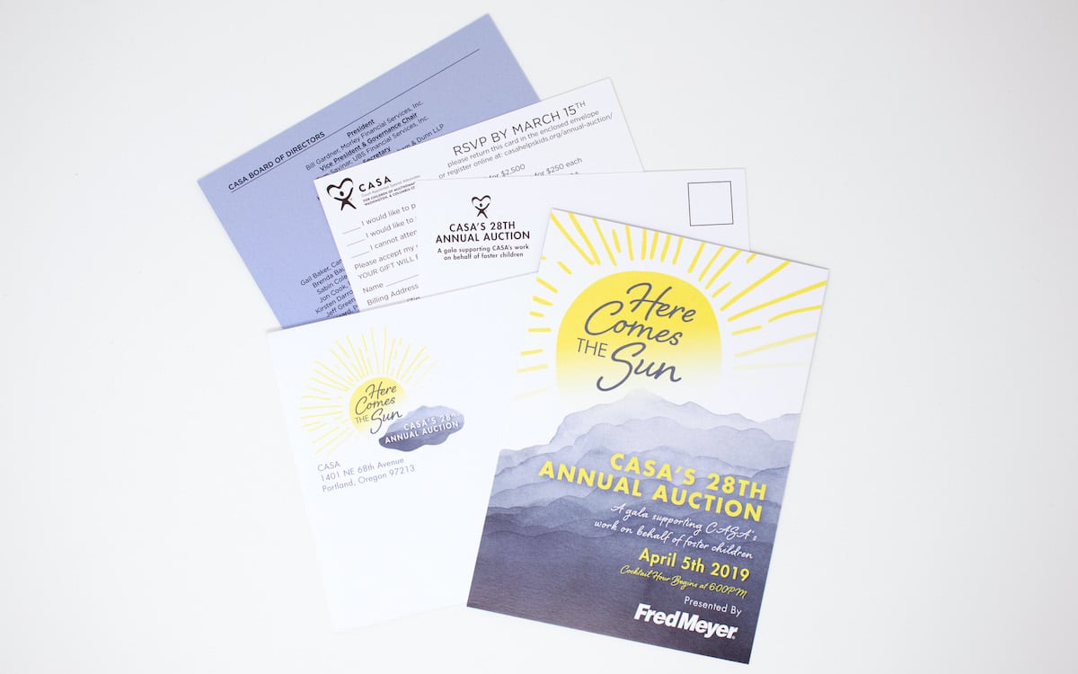 Graphic Designers - coordinated brochures and invitations
